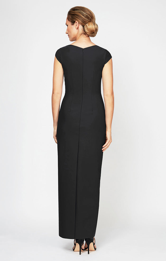 Elizabeth Contour Surplice Sheath Dress