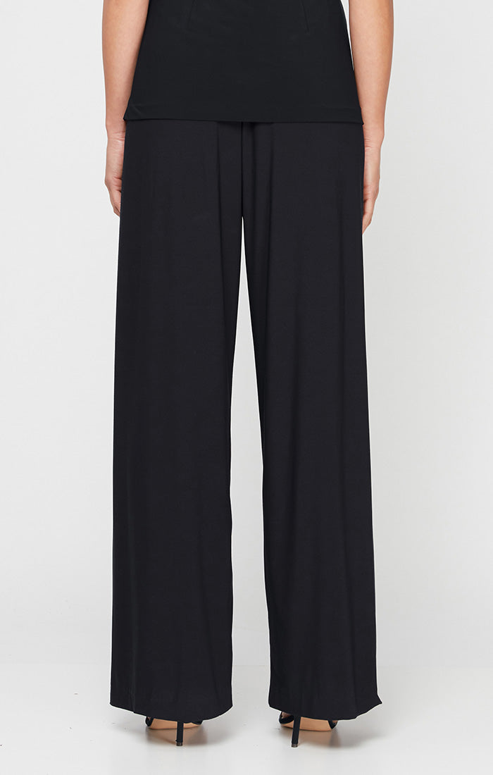 Matte Jersey Straight-Leg Pant
