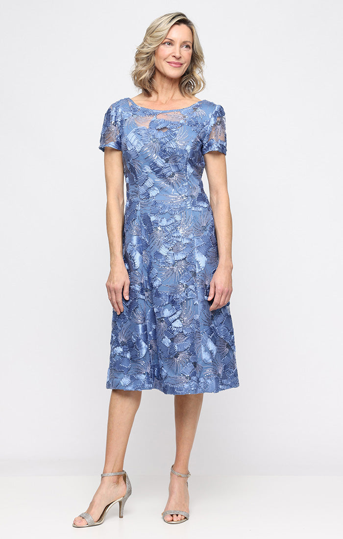 Soutache A-Line Party Dress