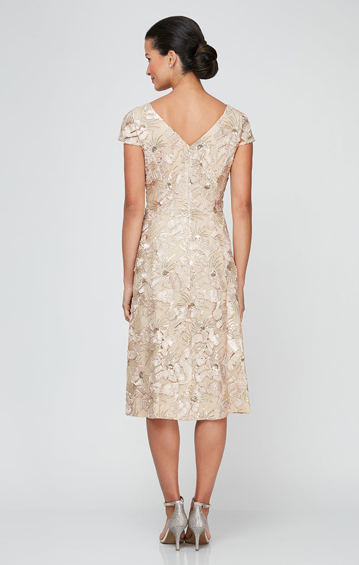 Soutache A-Line Party Dress