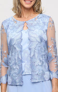 Lace Scallop Jacket Dress