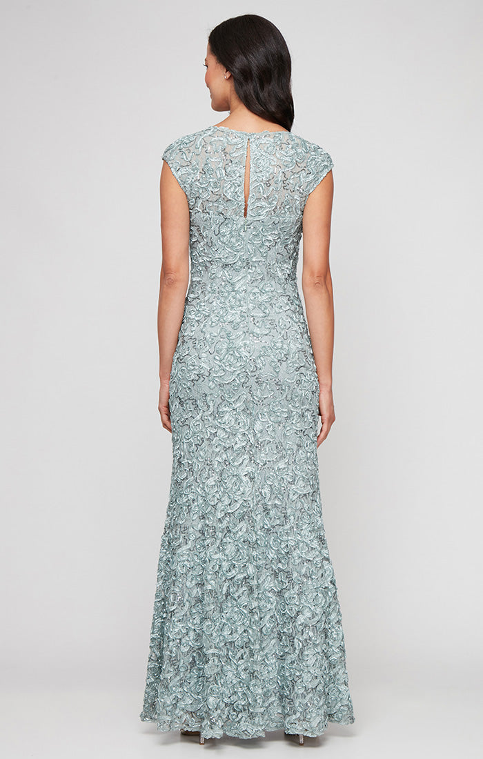 Eleanor Sequin Sweetheart-Neckline A-Line Gown