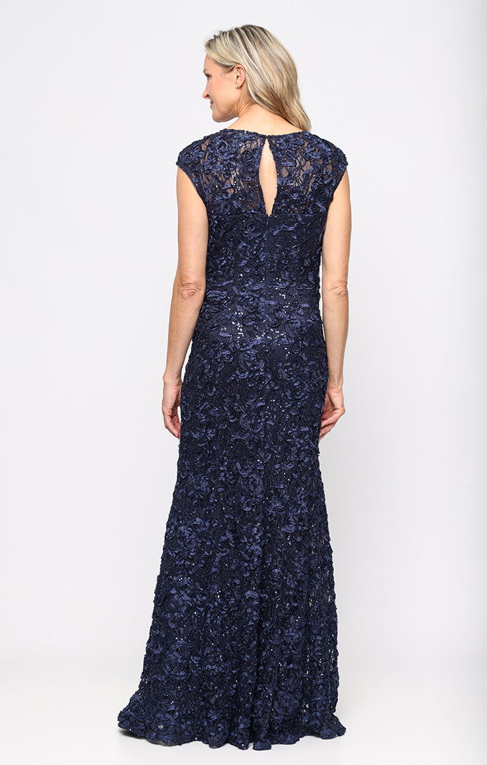 Eleanor Sequin Sweetheart-Neckline A-Line Gown