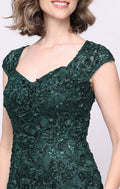 Eleanor Sequin Sweetheart-Neckline A-Line Gown