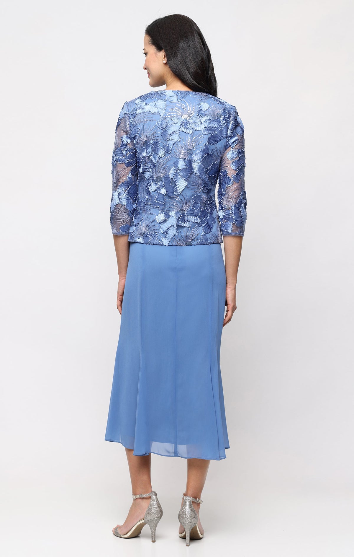Regular - Soutache Scoop-Neck Jacket Dress