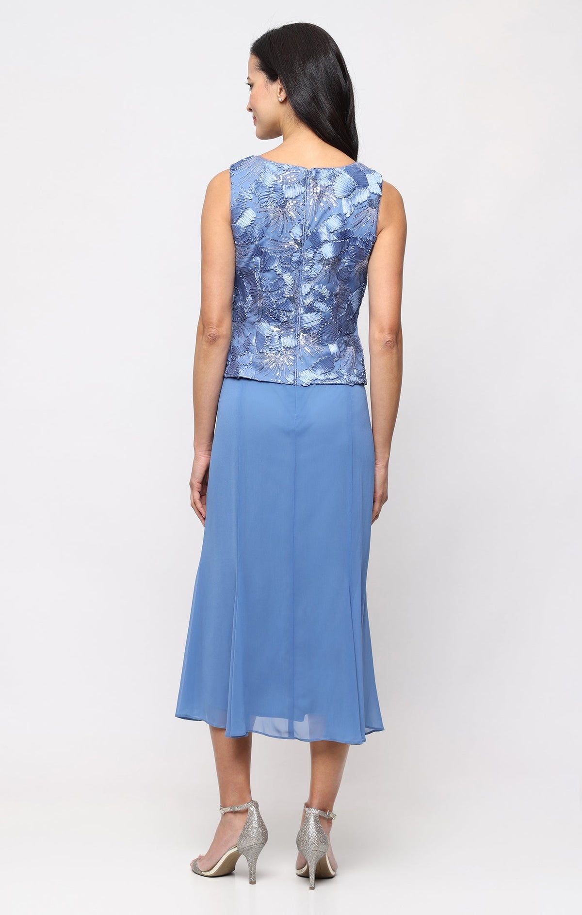Regular - Soutache Scoop-Neck Jacket Dress