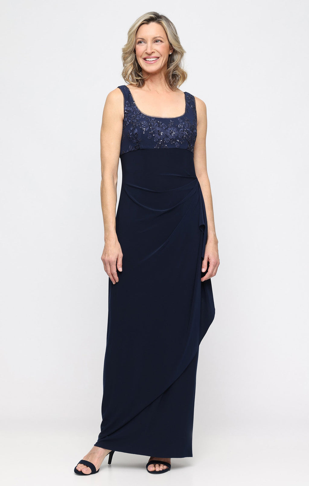 Dawn Embroidered Tulle Empire-Waist Jacket Dress
