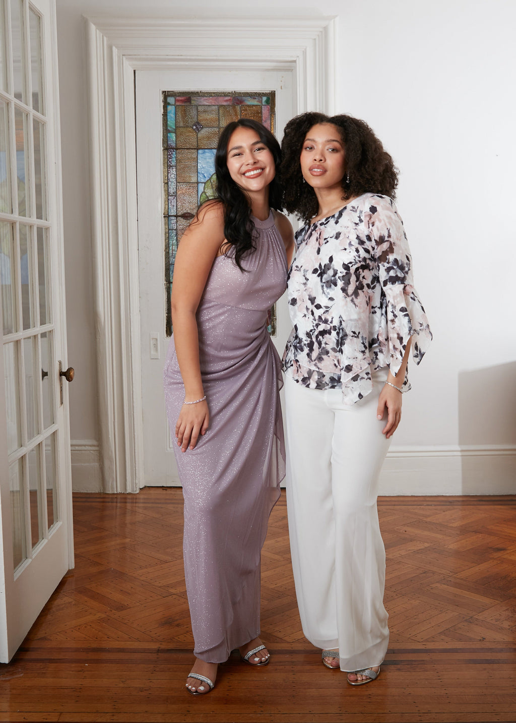 Silky Chiffon Wide-Leg Pant