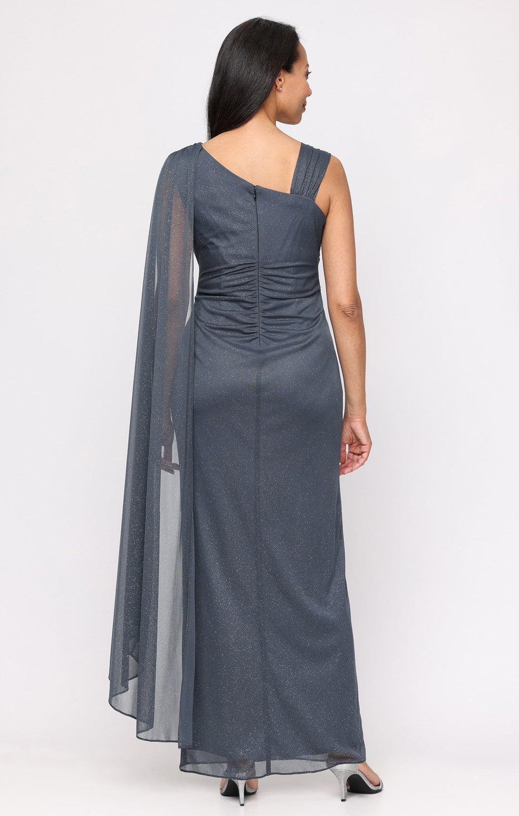 Leah Glitter Mesh Sleeveless Dress