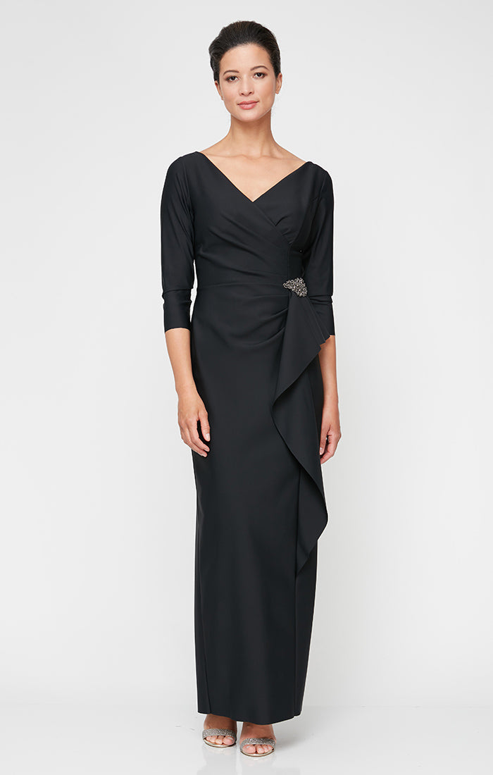Chloe Contour Cascade Ruffle Dress