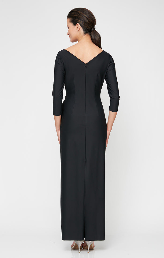 Chloe Contour Cascade Ruffle Dress
