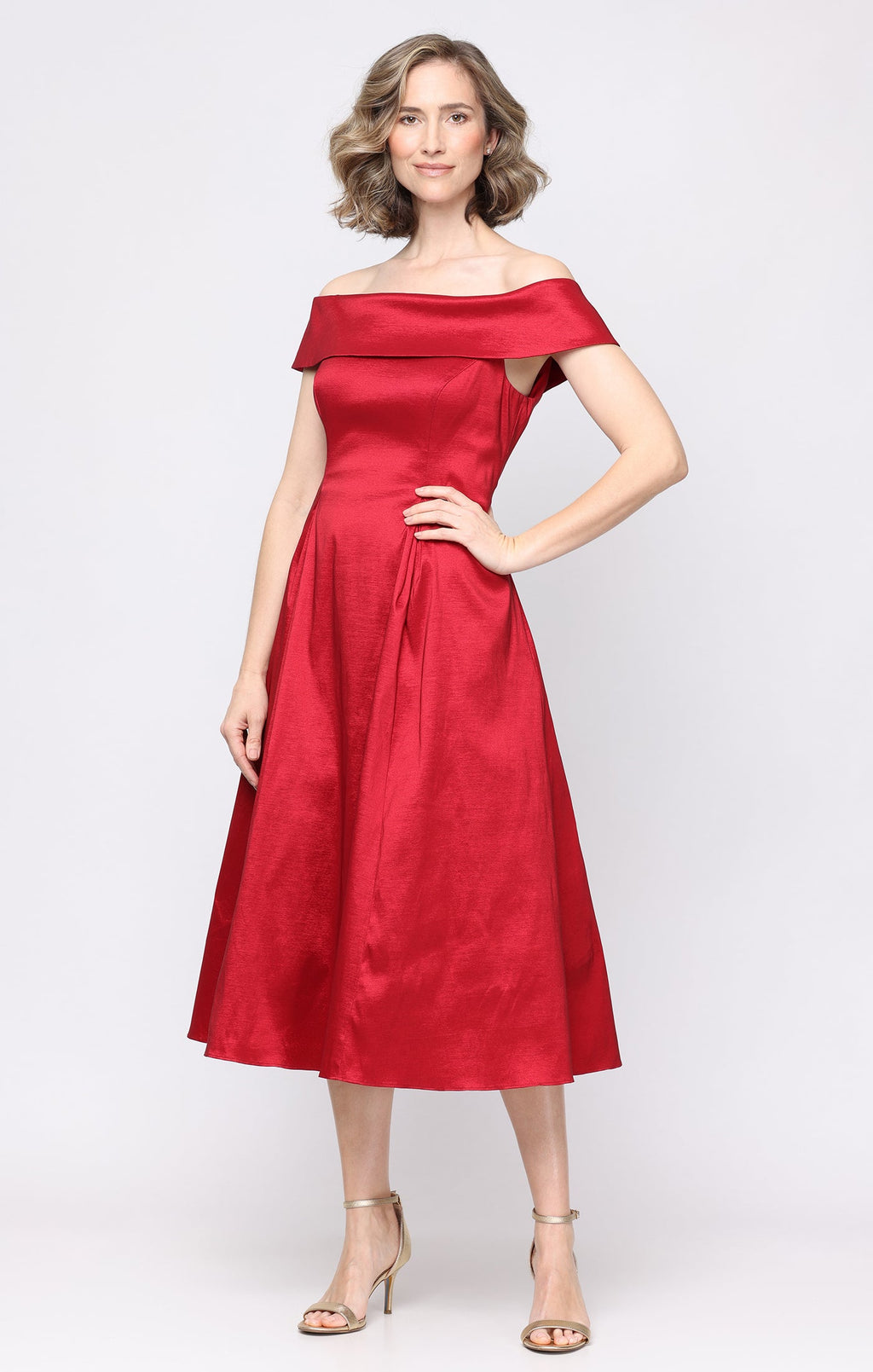 Margaret Taffeta Party Dress
