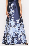 Suzanne Jacquard Off-The-Shoulder Ball Gown