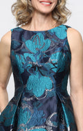 Jacquard Crew-Neck Dress