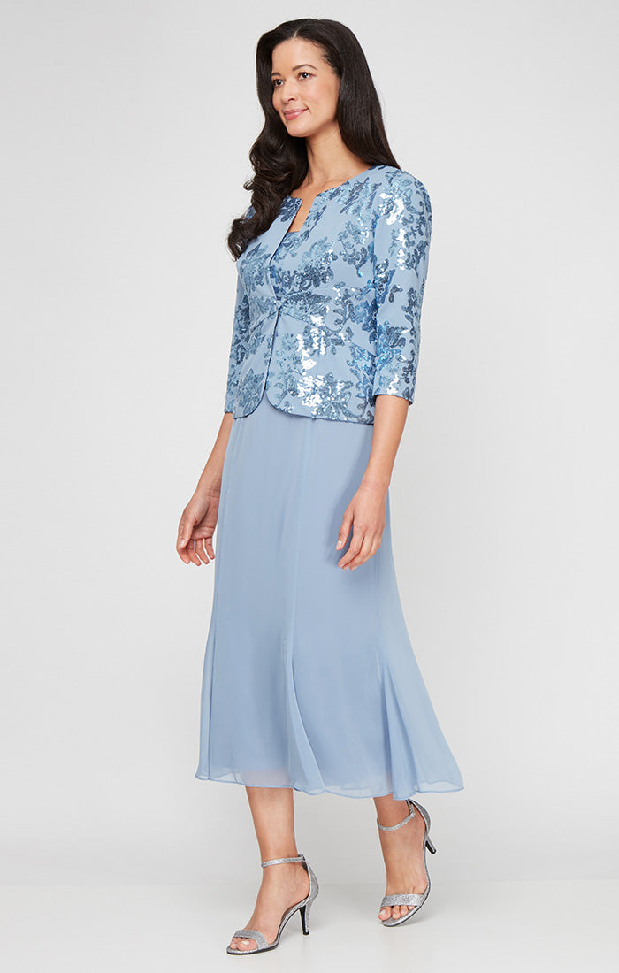Plus - Sequin Jacket Dress
