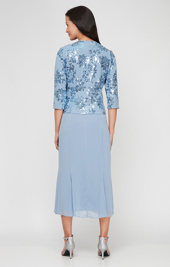 Plus - Sequin Jacket Dress