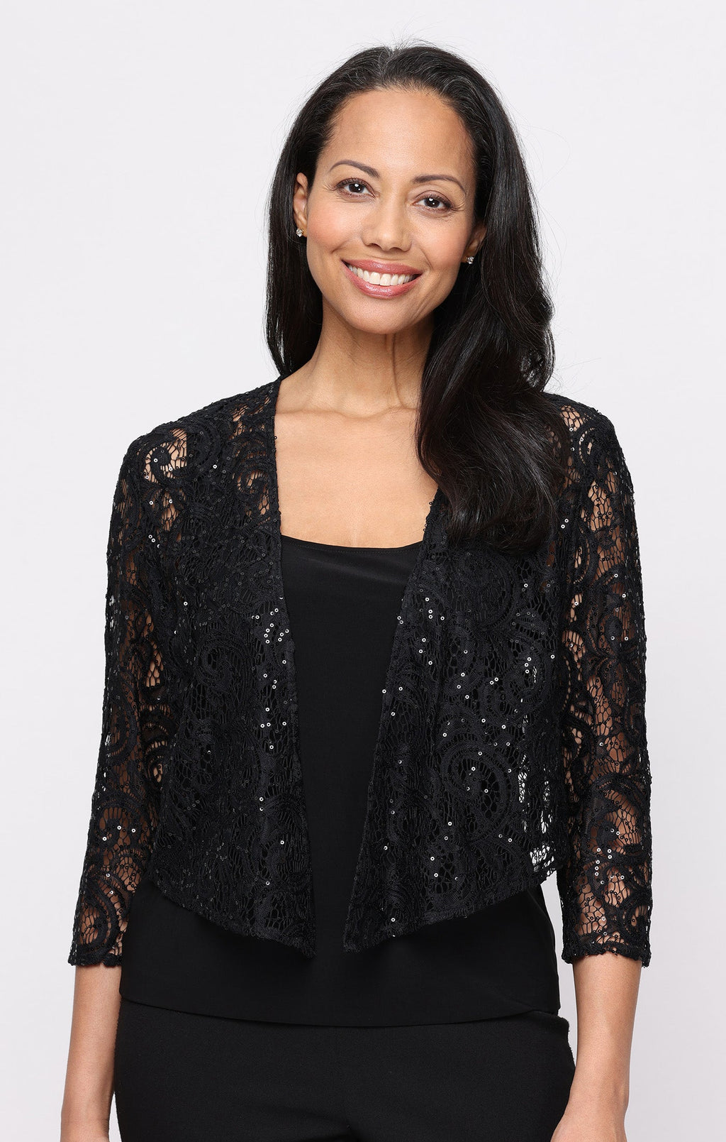 Sequin Lace Embellished Cover-Up