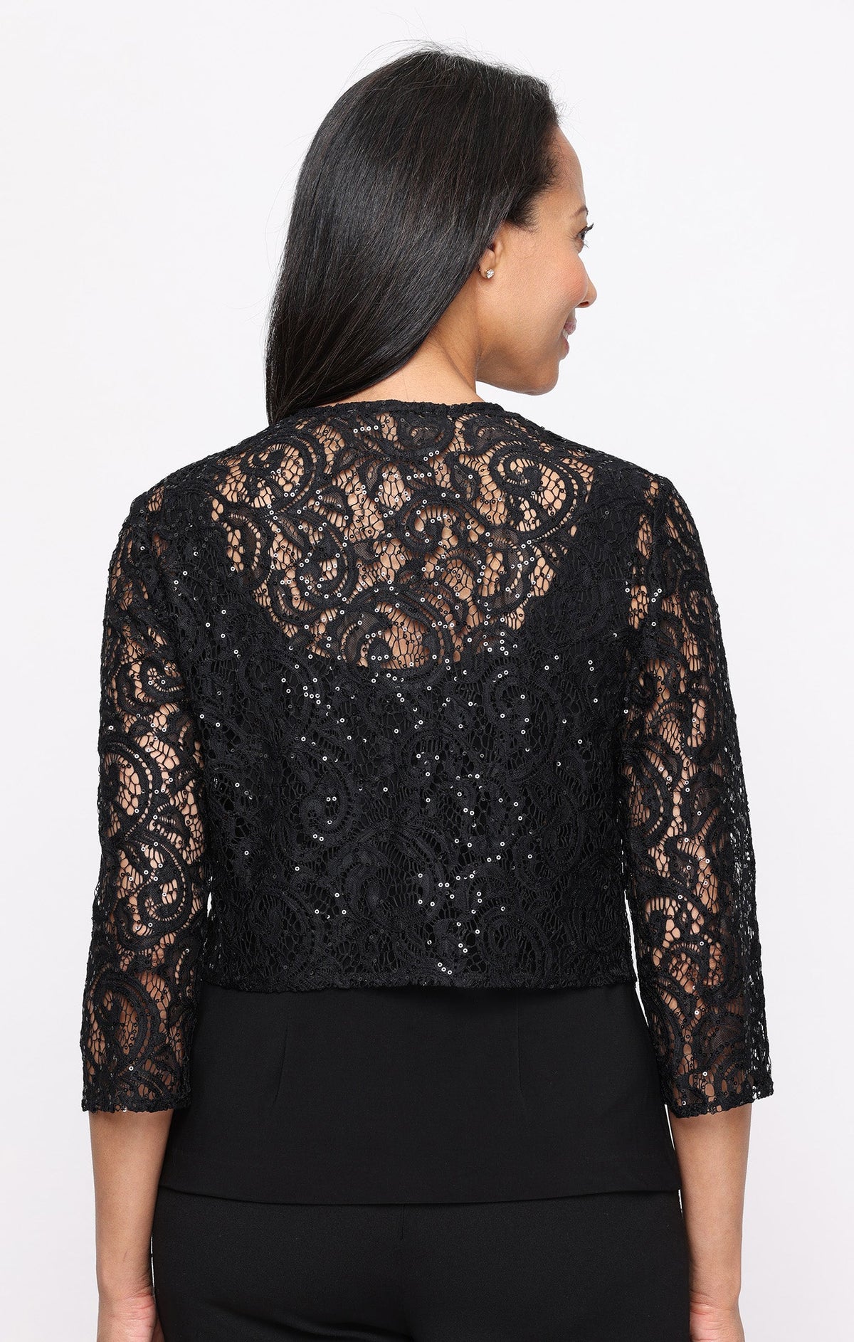 Sequin Lace Embellished Cover-Up