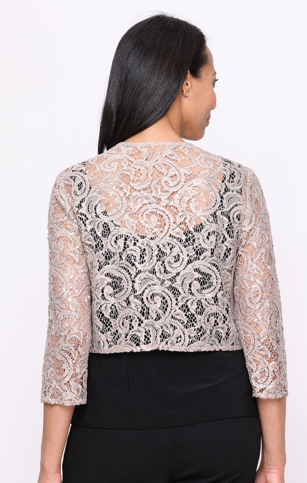 Sequin Lace Embellished Cover-Up
