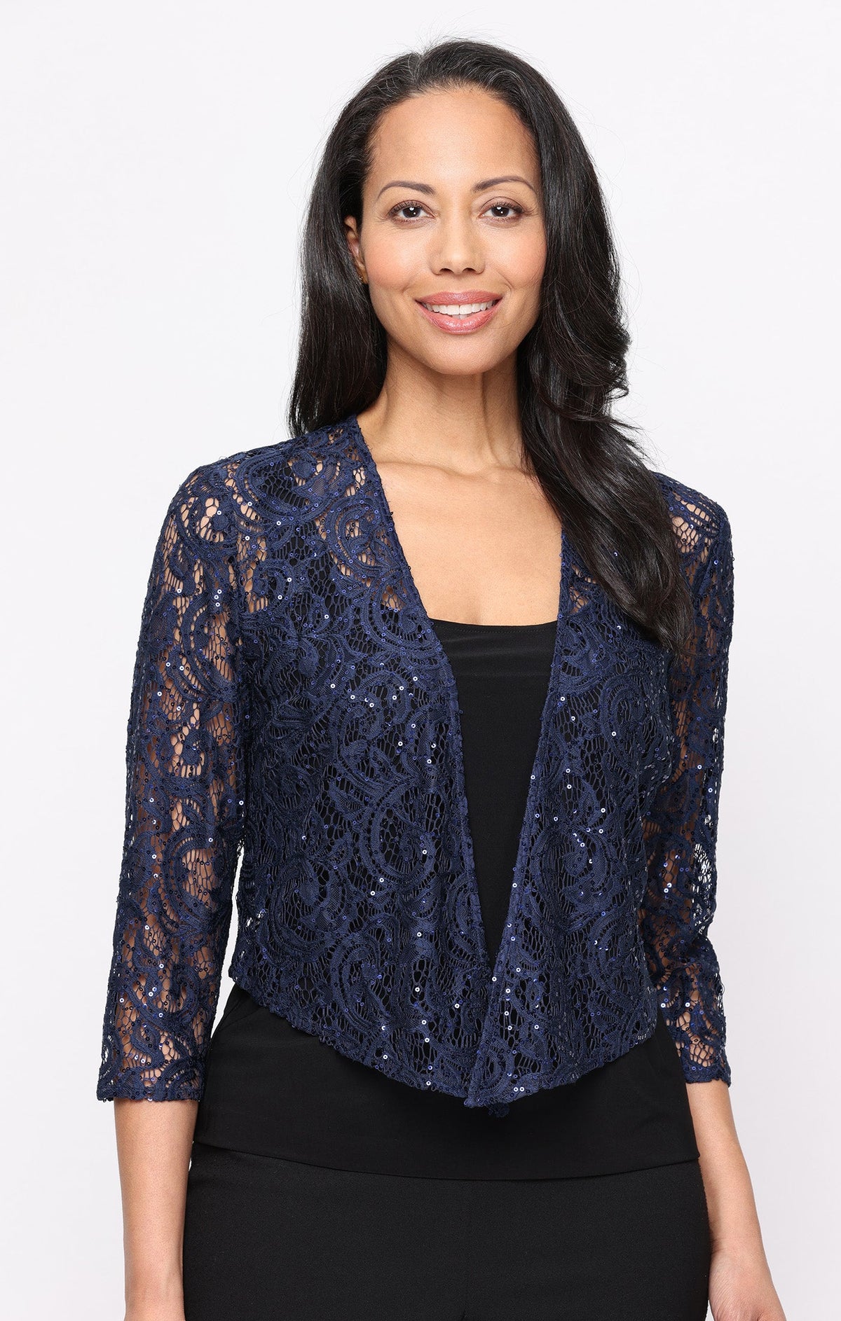 Sequin Lace Embellished Cover-Up