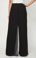 Chiffon Carwash Wide-Leg Pant