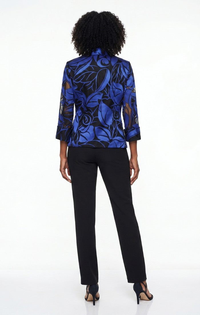 Chiffon Surplice-Neckline Blouse