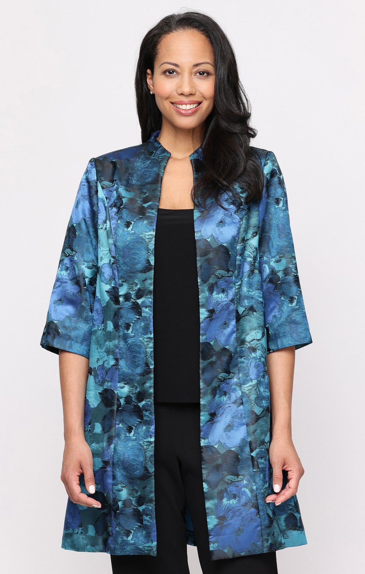 Jacquard Scoop-Neck Twinset