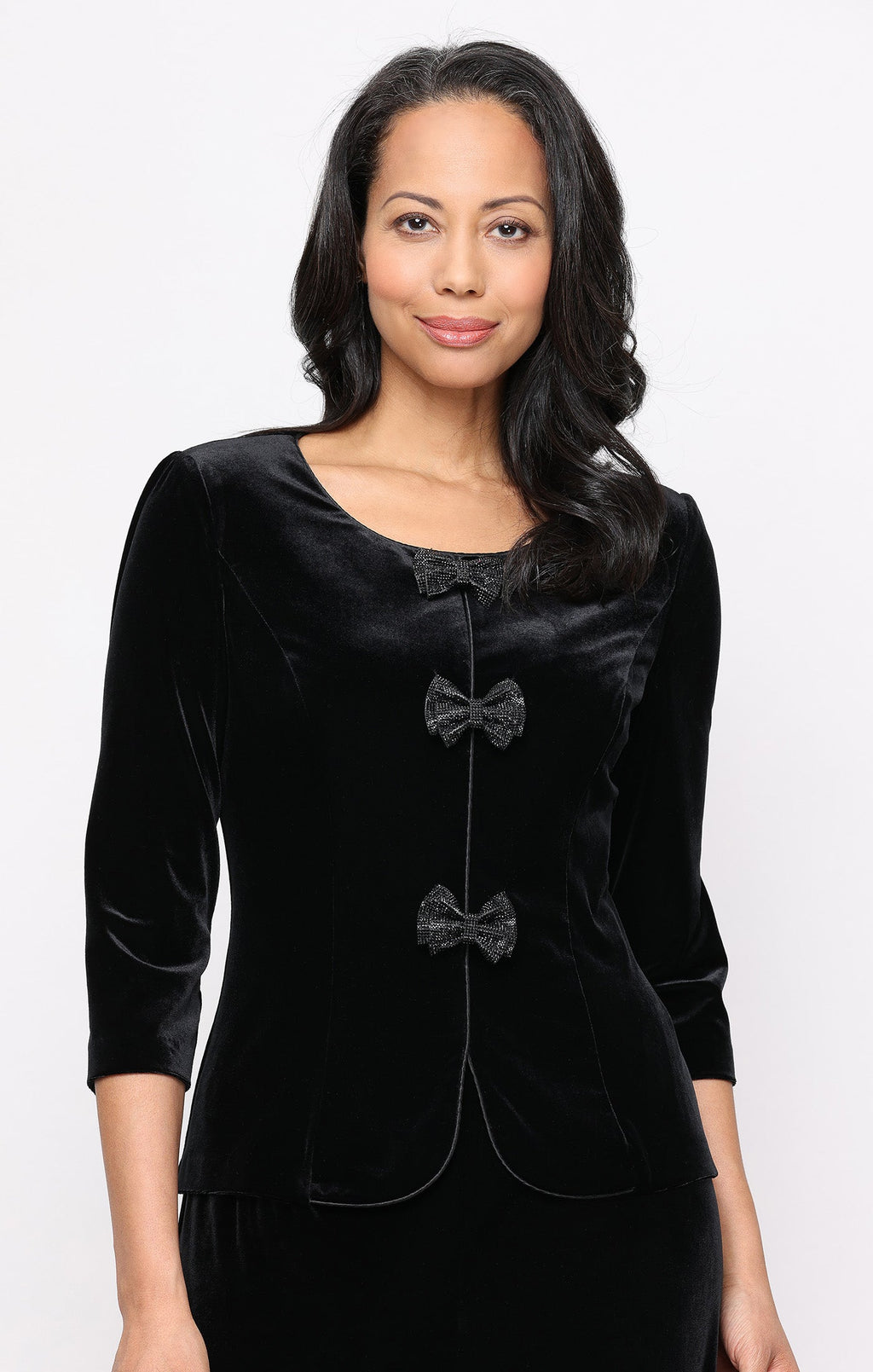 Velvet Rhinestone Jacket