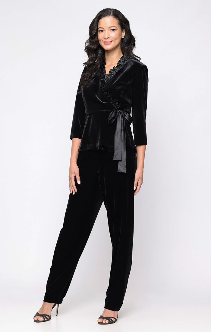 Velvet Slim-Leg Pant