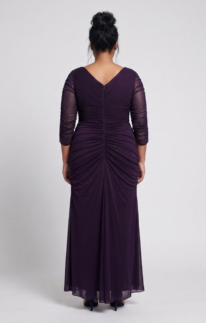 Plus Felicity Mesh Dress With Embellishment Detail