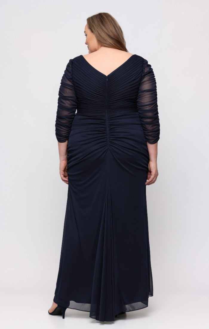 Plus Felicity Mesh Dress With Embellishment Detail