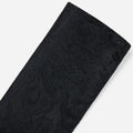 Designer Paisley Black Pocket Square