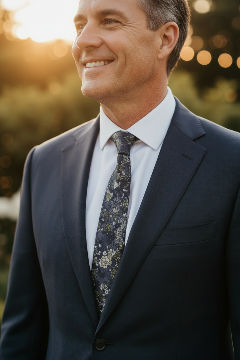 Kelly Ventura x The Tie Bar Floral Tie