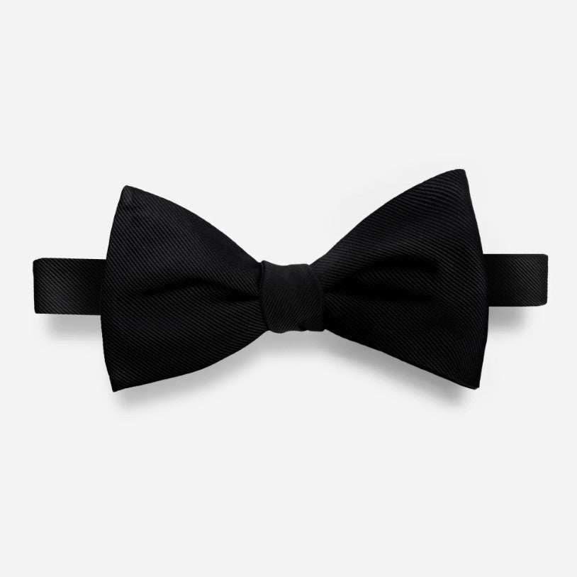 Grosgrain Solid Bow Tie