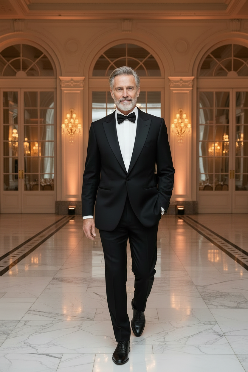 Grosgrain Solid Bow Tie